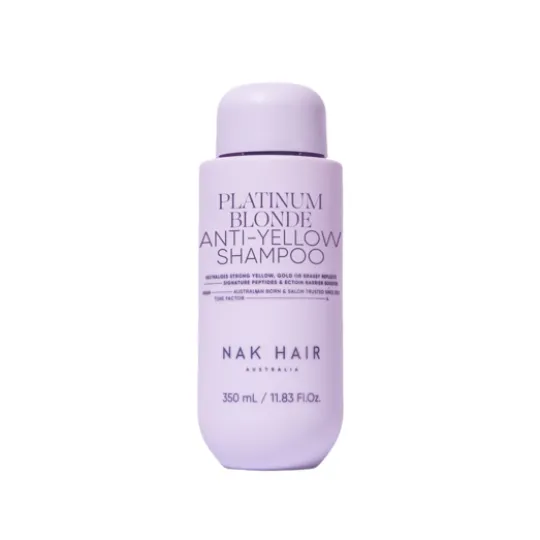 NAK Hair Platinum Blonde Anti-Yellow Shampoo 350 ml