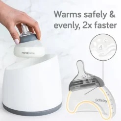 Nanobébé Bröstmjölksflaska Gen-2 Anti-kolik Grå 150 ml 2-pack
