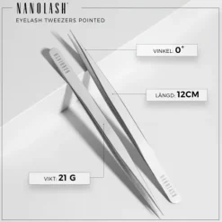 Nanolash Eyelash Tweezer Pointed