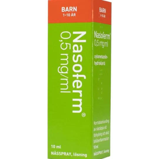 Nasoferm Barn, Nässpray 0,5mg/ml 10 ml