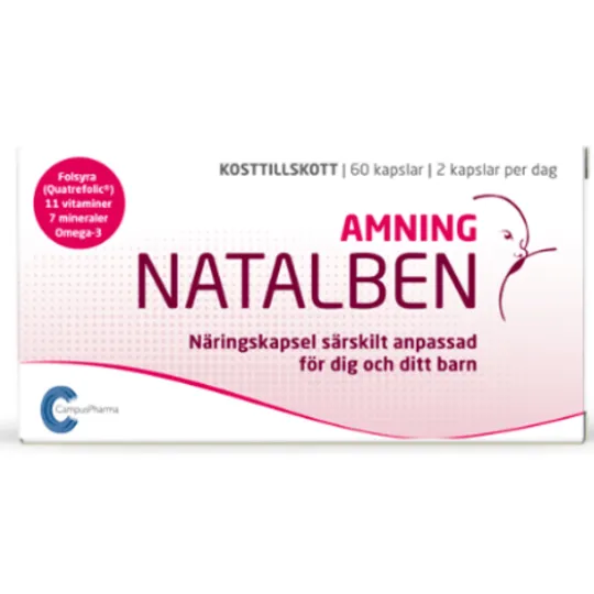 Natalben Amning 60 kapslar