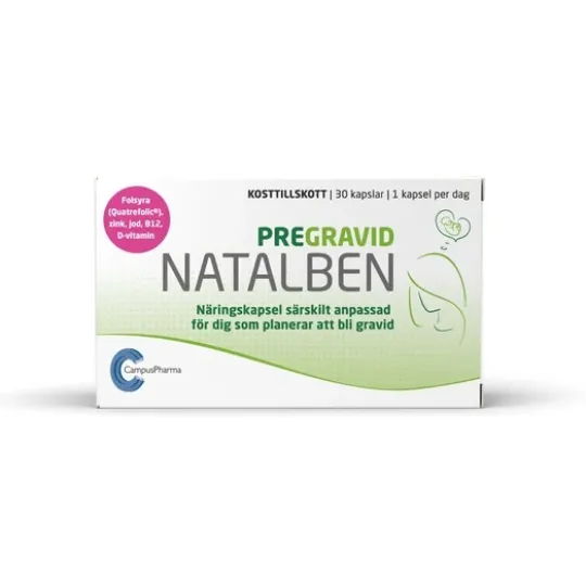 Natalben PreGravid 30 kapslar