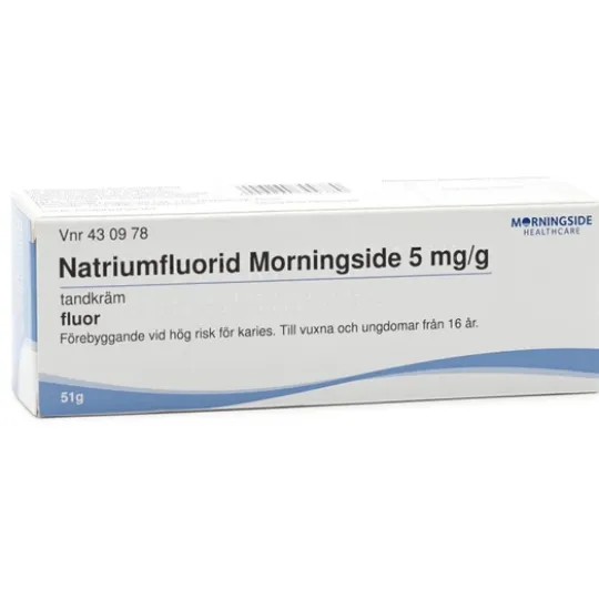 Natriumfluorid Morningside 5 mg/g 51 gram Tandkräm