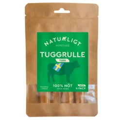 Naturligt Tuggrulle Tunn 4-pack