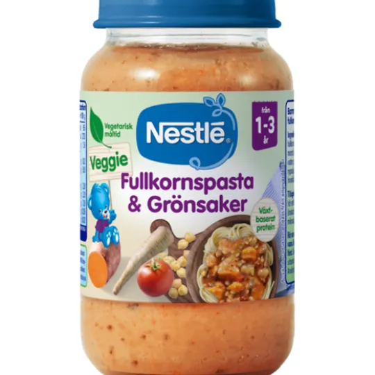 Nestlé Fullkornspasta & Grönsaker 1-3 år 220 g