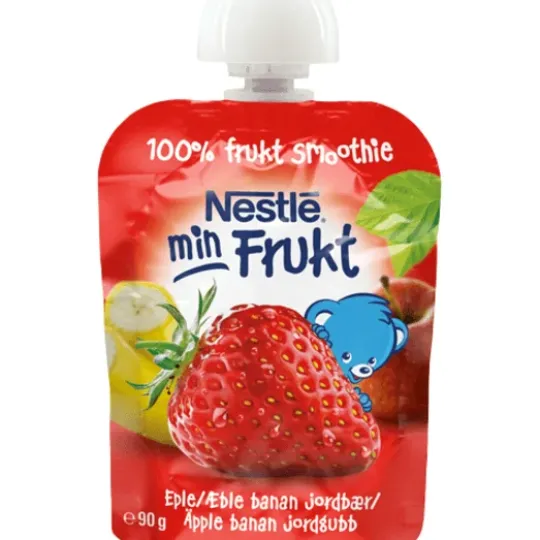 Nestlé Min Frukt Äpple Banan Jordgubb 90 g
