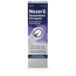 Nezeril Dexpantenol 0,5 mg/ml nässpray 7,5 ml - utan konserveringsmedel