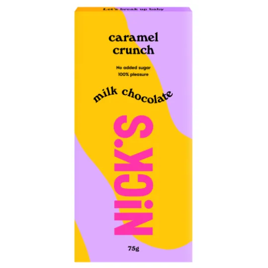 Nicks Milk Chocolate Caramel Crunch 75 g