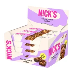 Nicks Nut Bar Almond Crunch 40 g 12-pack
