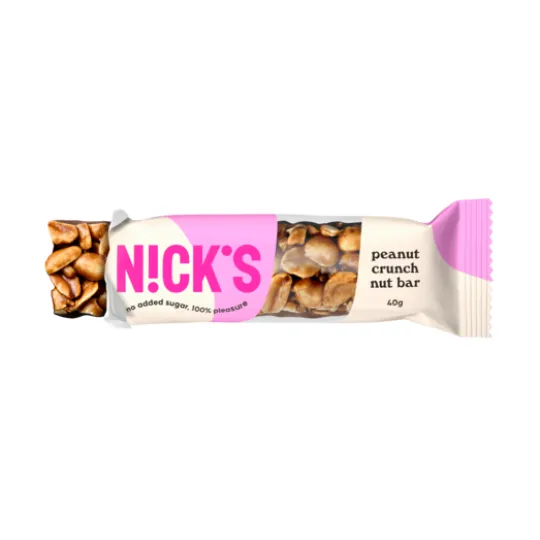 Nicks Nut Bar Peanut Crunch 40 g