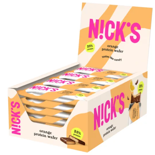 Nicks Protein Wafer Orange 40 g 24-pack