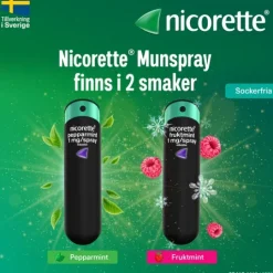 Nicorette Fruktmint munhålespray 1 mg/spray 2 x 150 st
