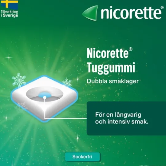 Nicorette, medicinskt tuggummi 4 mg 210 st