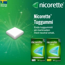 Nicorette Mentolmint, medicinskt tuggummi 2 mg 30 st