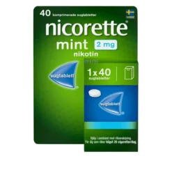 Nicorette Mint Komprimerad Sugtablett 2 mg 40 st