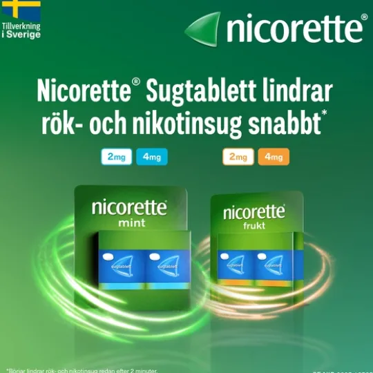 Nicorette Mint Komprimerad Sugtablett 2 mg 40 st
