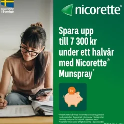 Nicorette Pepparmint, munhålespray, lösning 1 mg/spray 150 doser
