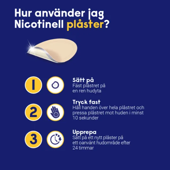 Nicotinell depotplåster 7 mg/24 timmar 7 st