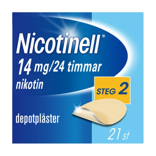 Nicotinell depotplåster 14 mg/24 timmar 21 st