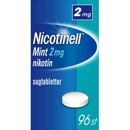Nicotinell Mint komprimerad sugtablett 2 mg 96 st