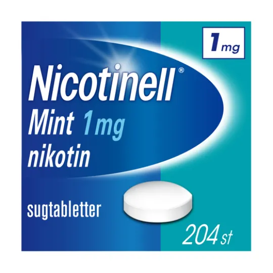 Nicotinell Mint komprimerad sugtablett 1 mg 204 st