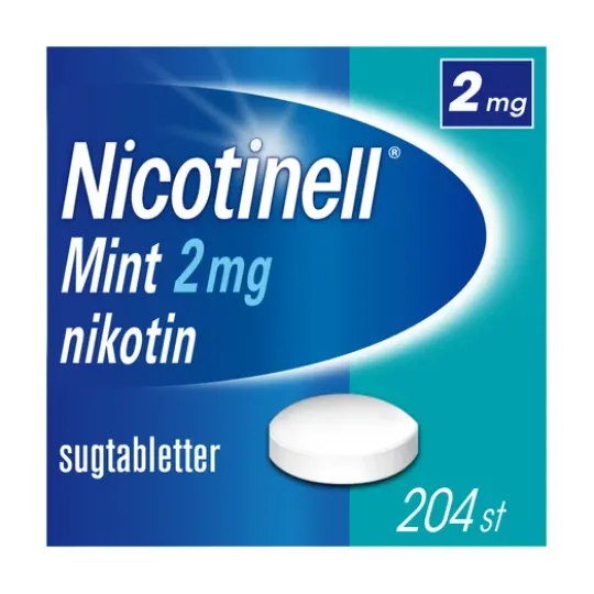 Nicotinell Mint komprimerad sugtablett 2 mg 204 st