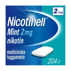 Nicotinell Mint medicinskt tuggummi 2 mg 204 st