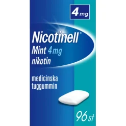 Nicotinell Mint, medicinskt tuggummi 4 mg 96 st