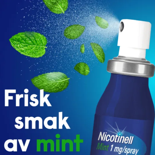 Nicotinell Mint 1 mg/spray 1 x 150 dos(er) Munhålespray, lösning