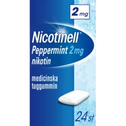 Nicotinell Peppermint medicinskt tuggummi 2 mg 24 st