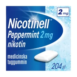 Nicotinell Peppermint Medicinskt tuggummi 2 mg 204 st