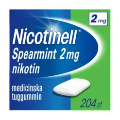 Nicotinell Spearmint medicinskt tuggummi 2 mg 204 st