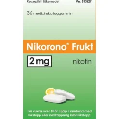 Nikorono Frukt 2 mg 36 st