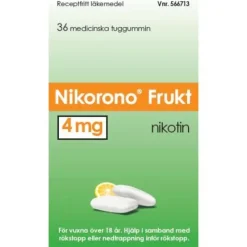 Nikorono Frukt 4 mg 36 st