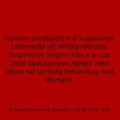 Nipaxon oral suspension 5 mg/ml 100 ml
