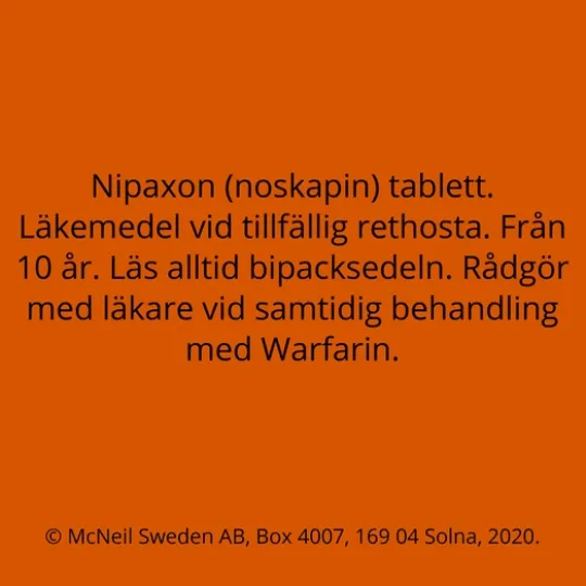 Nipaxon tablett 50 mg 15 st