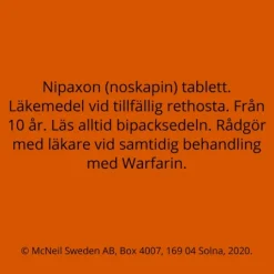 Nipaxon tablett 50 mg 30 st