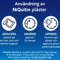 NiQuitin Clear, depotplåster 21 mg/24 timmar 14 st
