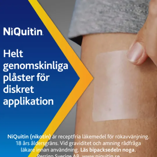 NiQuitin Clear 14 mg/24 timmar 14 styck Depotplåster
