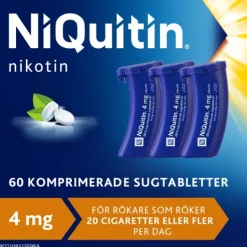 NiQuitin Komprimerad Sugtablett 4 mg 60 st