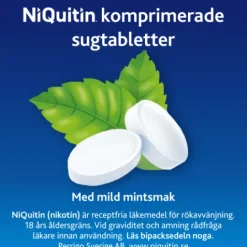 NiQuitin Komprimerad Sugtablett 4 mg 60 st