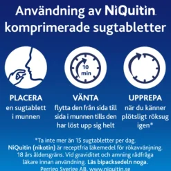 NiQuitin Komprimerad Sugtablett 4 mg 60 st
