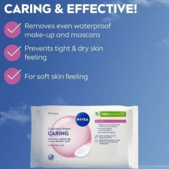 NIVEA Ansiktsservetter Gentle Cleansing Wipes 25 st