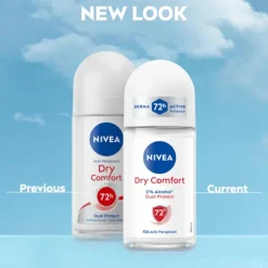 NIVEA Antiperspirant Deo Dry Comfort Roll On 50 ml