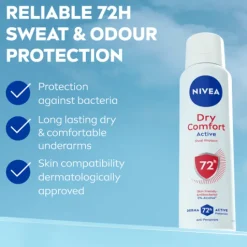 NIVEA Antiperspirant Deo Spray Dry Comfort 150 ml
