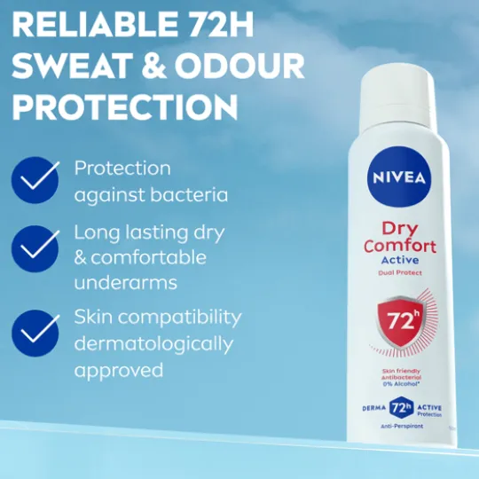 NIVEA Antiperspirant Deo Spray Dry Comfort 150 ml