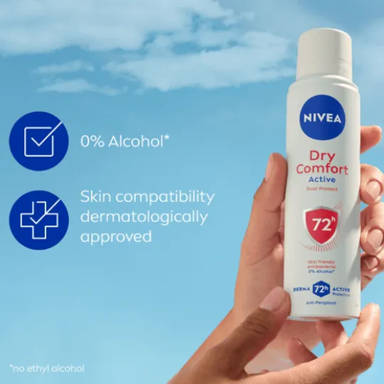 NIVEA Antiperspirant Deo Spray Dry Comfort 150 ml