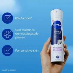 NIVEA Antiperspirant Deo Spray Derma Control Restore Sensitive 150 ml