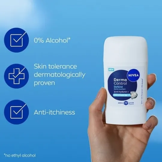 NIVEA Antiperspirant Deo Stick Derma Control Defend 50 ml