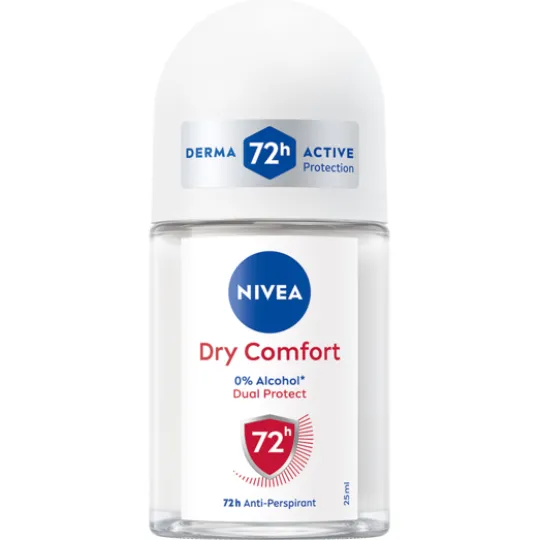 NIVEA Antiperspirant Roll On Mini Dry Comfort Deo 25 ml